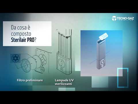 Sterilizzatore d'aria STERILAIR PRO con stativo