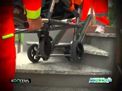 Sedia portantina da evacuazione assistita EXTRA 670 con braccioli