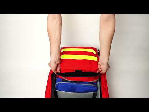 Zaino per emergenza AMBULANZA - Rosso