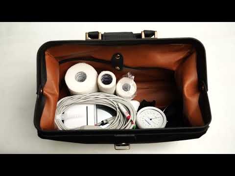 Borsa medico TEXAS Nera - Similpelle