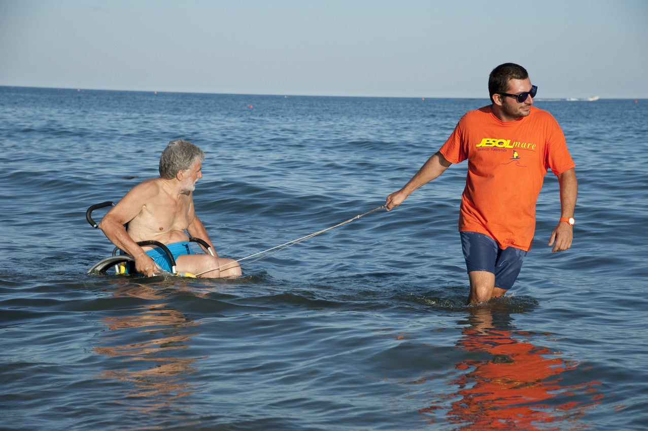 Carrozzina da spiaggia SAND&SEA a 3 ruote