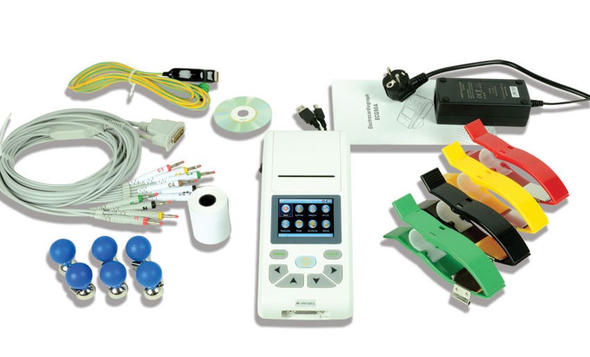 ECG Contec 90A NEW Cardiopocket - Elettrocardiografo a 3 canali + Software PC