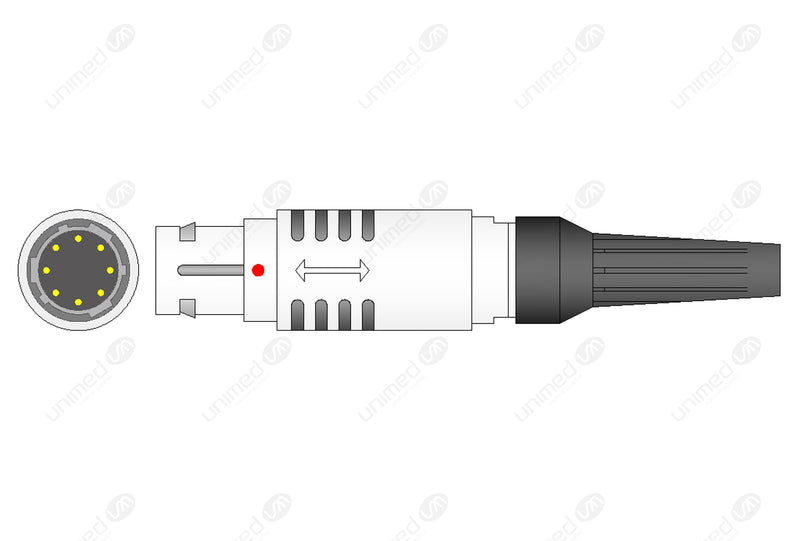 Cavo SpO2 per Draeger/sensori Nellcor 220cm U708-28
