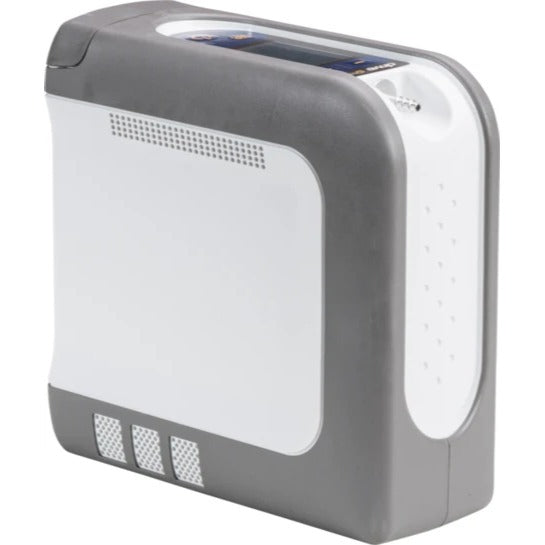 Concentratore di ossigeno portatile DeVilbiss iGo2 con Bluetooth, vista frontale