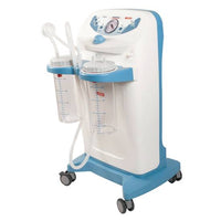 Aspiratore CLINIC PLUS con 2 vasi da 4 litri - 60 lit/min - con pedale