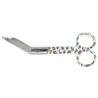 Forbici in acciaio Inox per bende cm 14 - Fantasia bruco