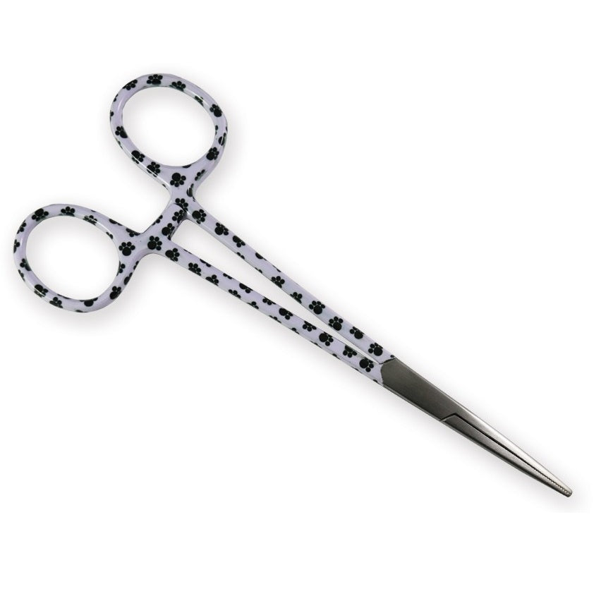 Pinza emostatica retta - fantasia orme - 16 cm