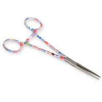 Pinza emostatica retta - fantasia bolle - 16 cm