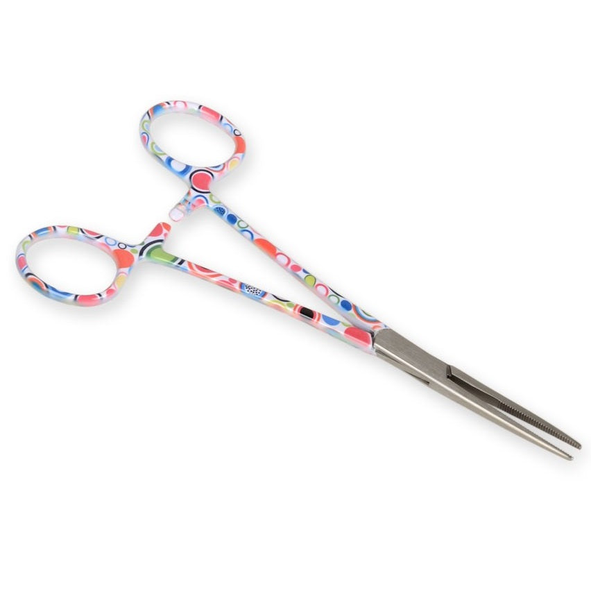 Pinza emostatica retta - fantasia bolle - 16 cm