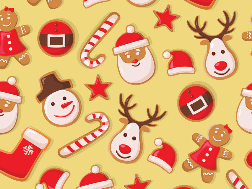 Cappellino chirurgico fantasia Natalizia - M