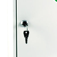 Armadio da Parete in Metallo Sofia Bianco - Vuoto