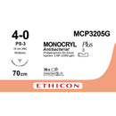 Sutura Ethicon MONOCRYL MCP3205G - 4-0, Ago 3/8 PS-3 mm 16 - Incolore (conf. 12 pz.)