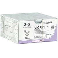 Sutura Ethicon VICRYL V305H - 3-0, Ago 1/2 RB-1 mm 17 - Viola (conf. 36 pz.)