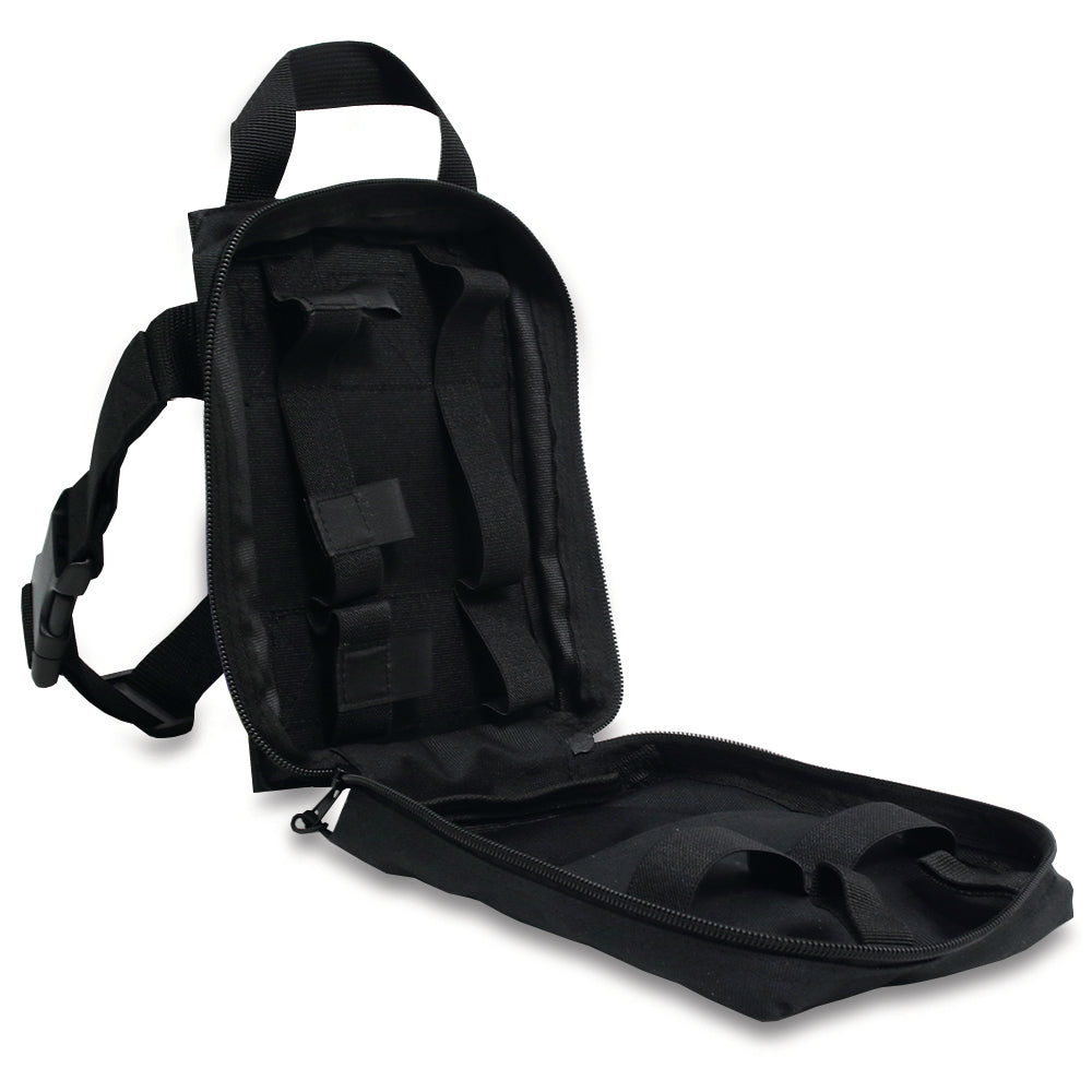 Borsa tattica nera per coscia CODE RED