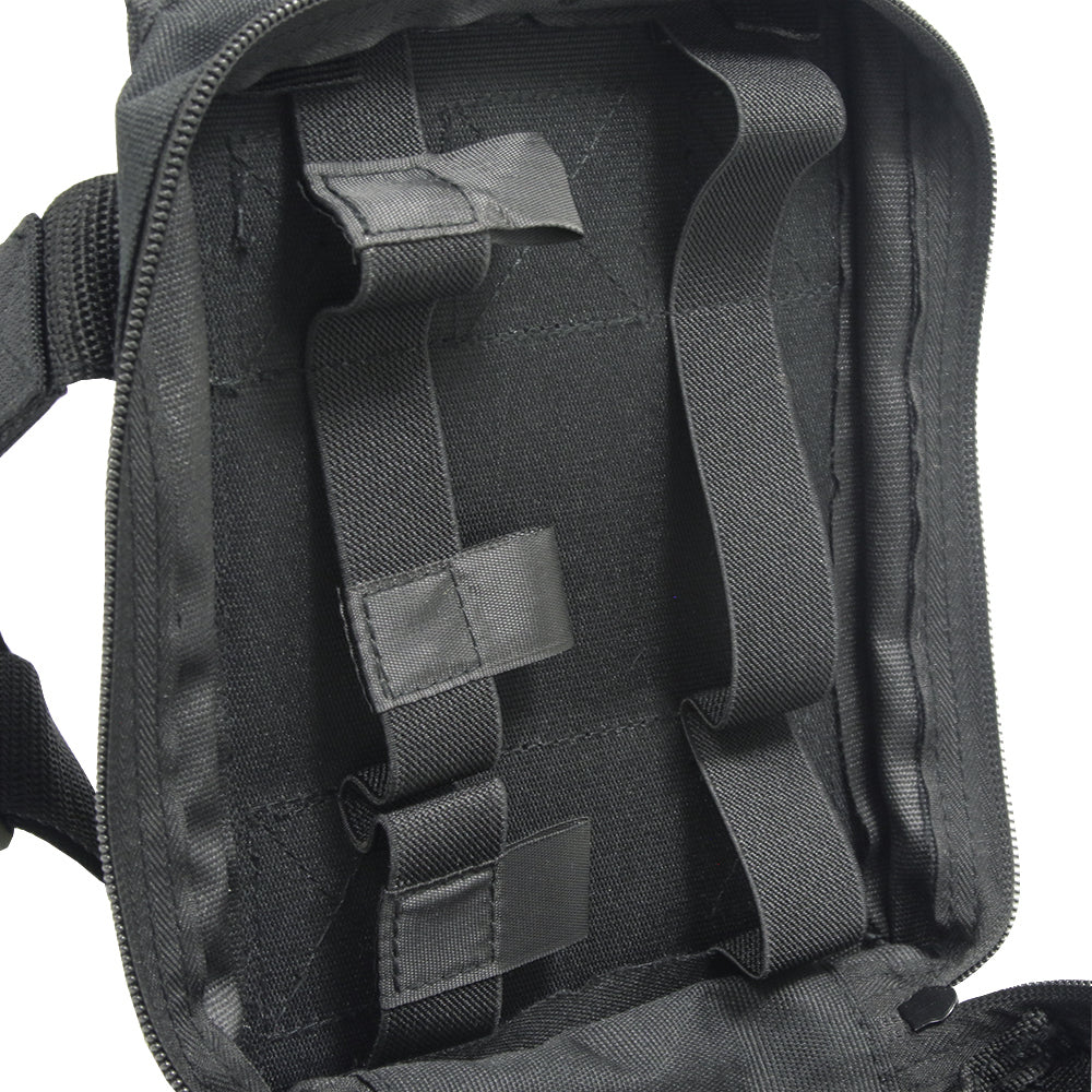 Borsa tattica nera per coscia CODE RED