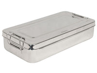 Scatola in acciaio Inox 30x15x 6cm - con manici