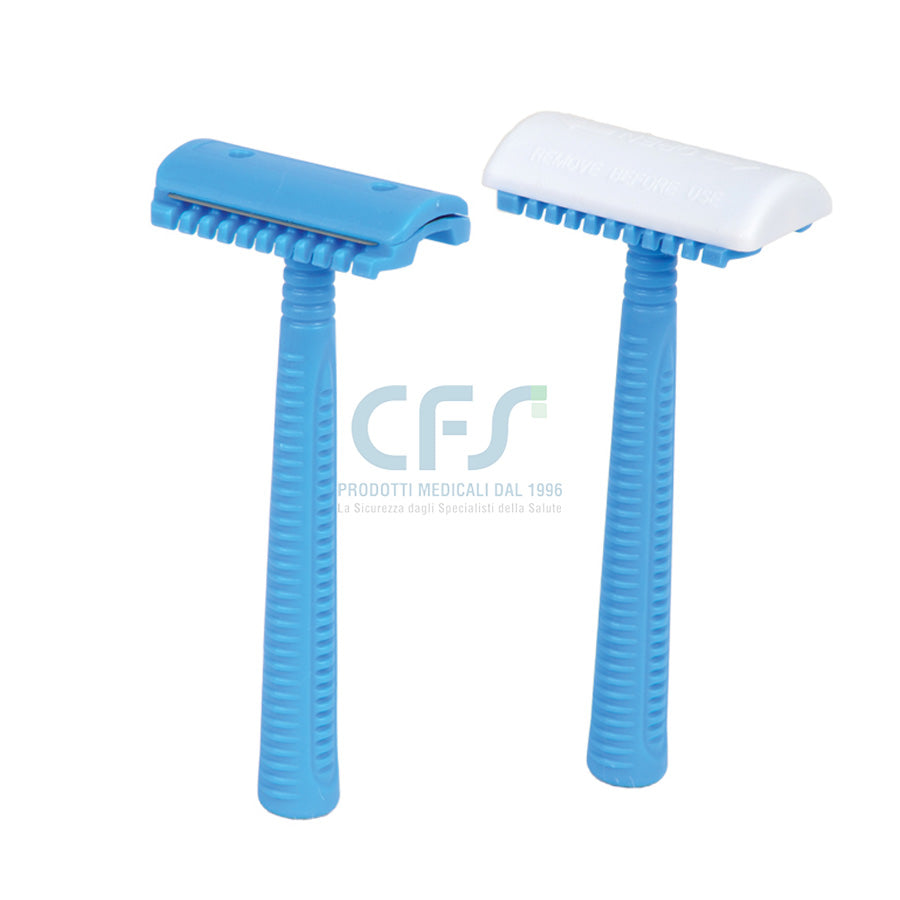 Rasoio per tricotomia monolama con pettine (conf. 50 pz)