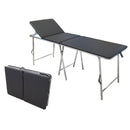 Lettino da visita pieghevole in acciaio cromato + Borsa