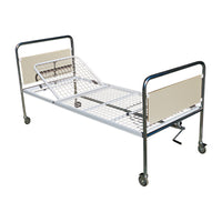 Letto da degenza GIMA - 1 snodo/2 sezioni - con ruote