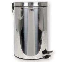Portarifiuti inox c/ secchiello in plastica - 12 L