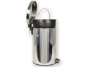 Portarifiuti inox c/ secchiello in plastica - 12 L