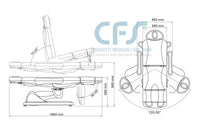 Poltrona multifunzionale NEFERTITI elettrica a 3 motori - Verde