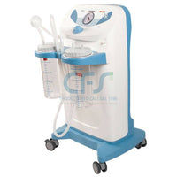 Aspiratore CLINIC PLUS con 2 vasi da 2 litri - 60 lit/min - 110V