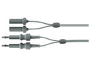 Cavo bipolare in silicone 3 mt con connettore tipo Ethicon per forbici bipolari 30310
