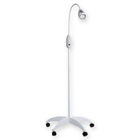 Lampada a luce fredda LED LUXIFLEX su piantana con ruote