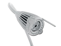 Lampada a luce fredda LED LUXIFLEX su piantana con ruote