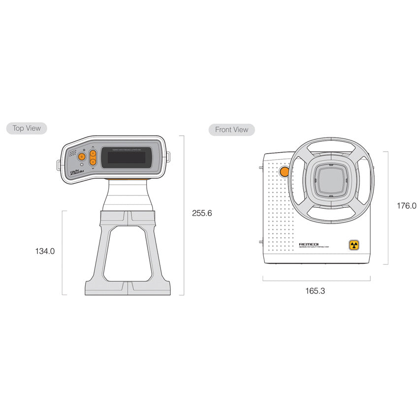 Camera a raggi X portatile REMEX KA6 con collimatore