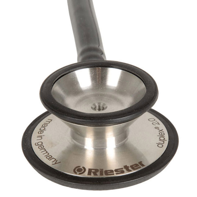 Fonendoscopio RIESTER Duplex 2.0 in acciaio - Nero