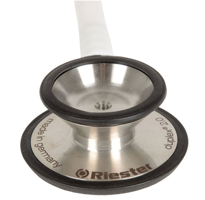 Fonendoscopio RIESTER Duplex 2.0 in acciaio - Bianco