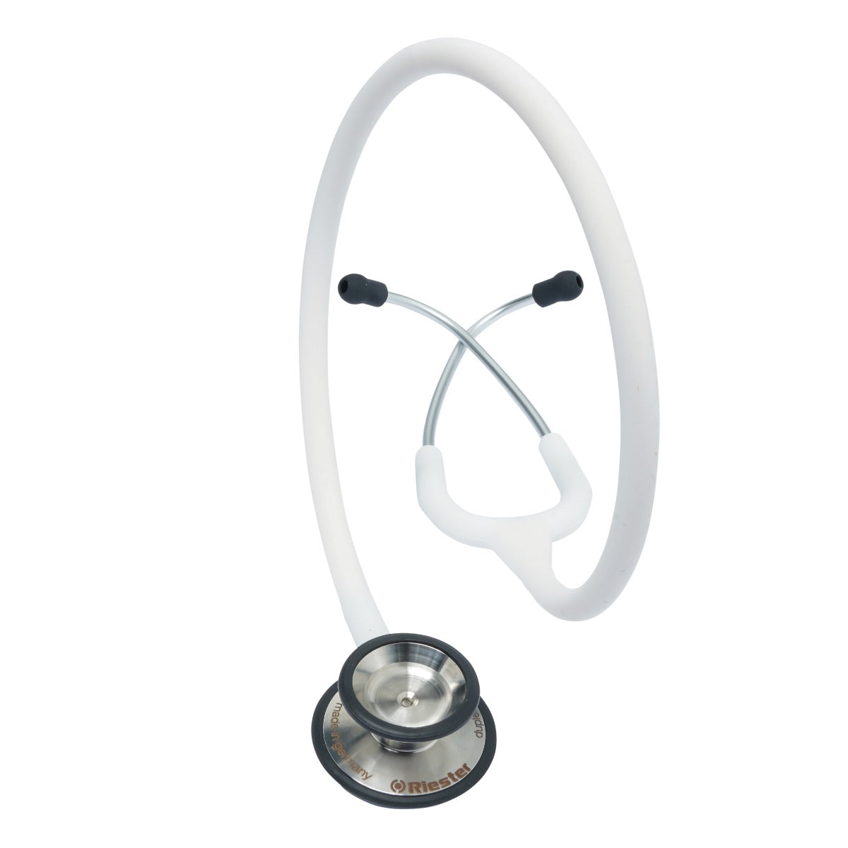 Fonendoscopio RIESTER Duplex 2.0 in acciaio - Bianco