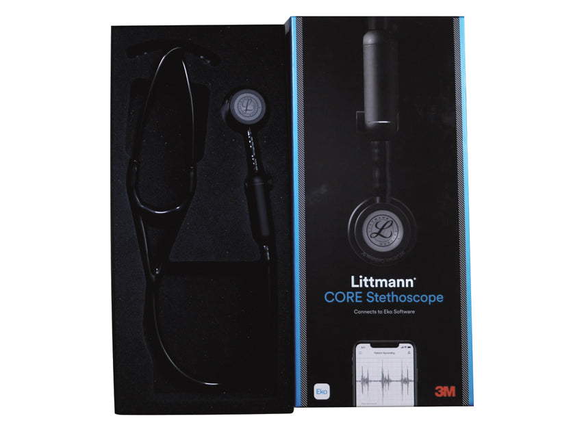 Stetoscopio Littmann CORE DIGITAL - Nero - Finiture rame – CFS