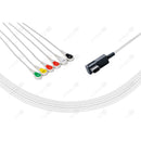 Cavo ECG 6 vie per Physio Control,bottone 26107S-I