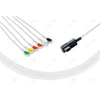 Cavo ECG 6 vie per Physio Control,bottone 26107S-I