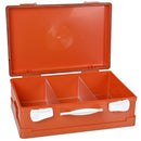 Valigetta PLASTIC CASE 2 - con divisori - Arancione