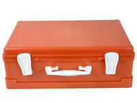 Valigetta PLASTIC CASE 2 - con divisori - Arancione