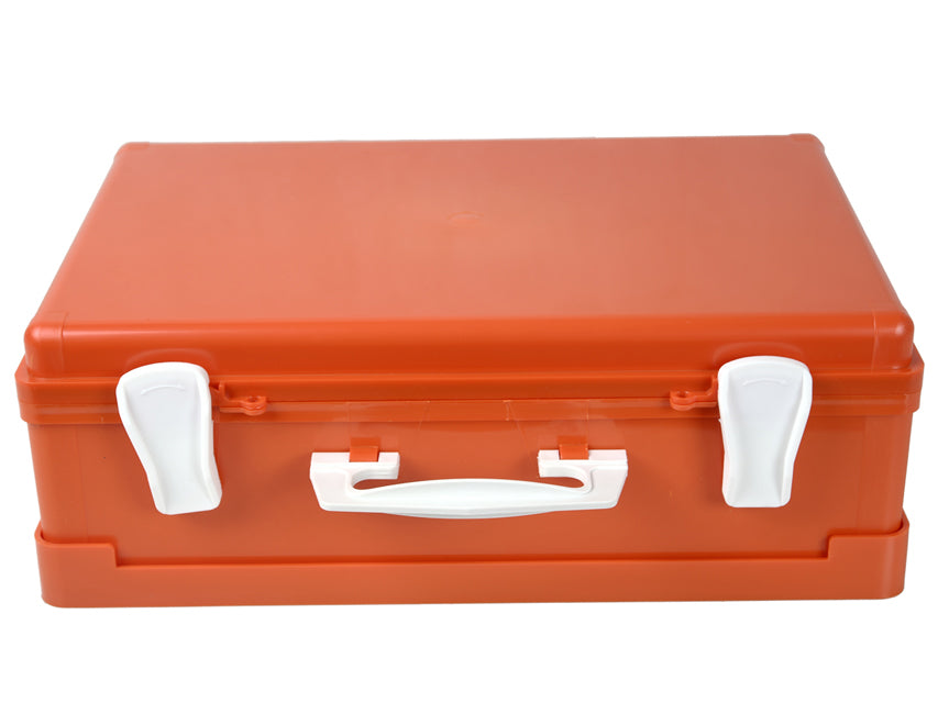 Valigetta PLASTIC CASE 2 - con divisori - Arancione