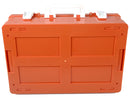 Valigetta PLASTIC CASE 2 - con divisori - Arancione