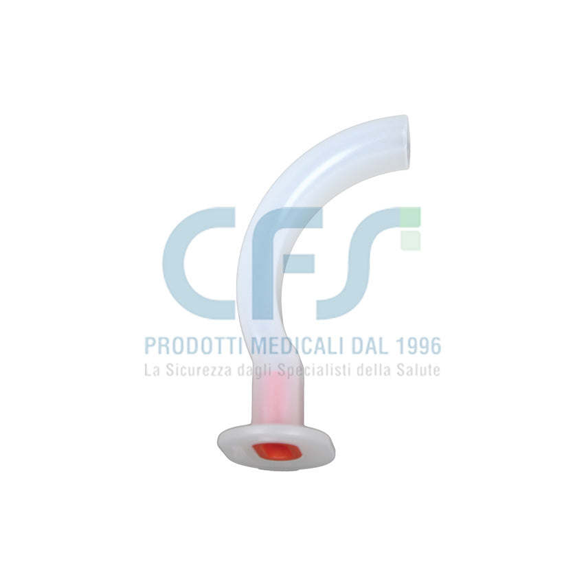 Cannula orofaringea di Guedel Sterile misura 4 - 100 mm adulti Rosso (conf. 10 pz.)