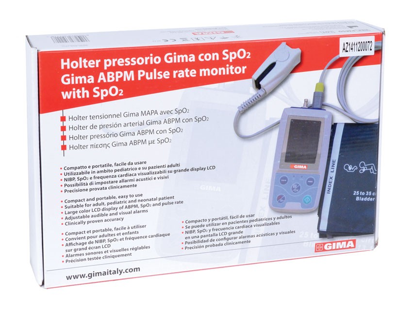 Holter pressorio GIMA ABPM 24h con Spo2 + Software