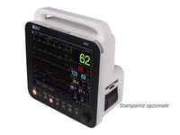 Monitor multiparametrico K12 Touchscreen - SpO2, NIBP, ECG (5 deriv.) e TEMP