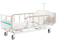 Letto da degenza - 4 snodi/4 sezioni - con ruote