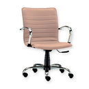 Sedia elite schienale basso - similpelle - beige - GIMA