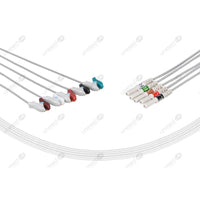 Set ECG 5 derivazioni pinzetta D5-90NP-I