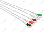 Set ECG 5 derivazioni per Mennen bott. IEC MN5-90S-I