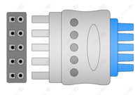 Set ECG 5 derivazioni per Mennen bott. IEC MN5-90S-I