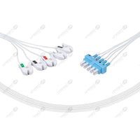 Set ECG 5 derivazioni per Philips pinzetta AAB5-90DP-I